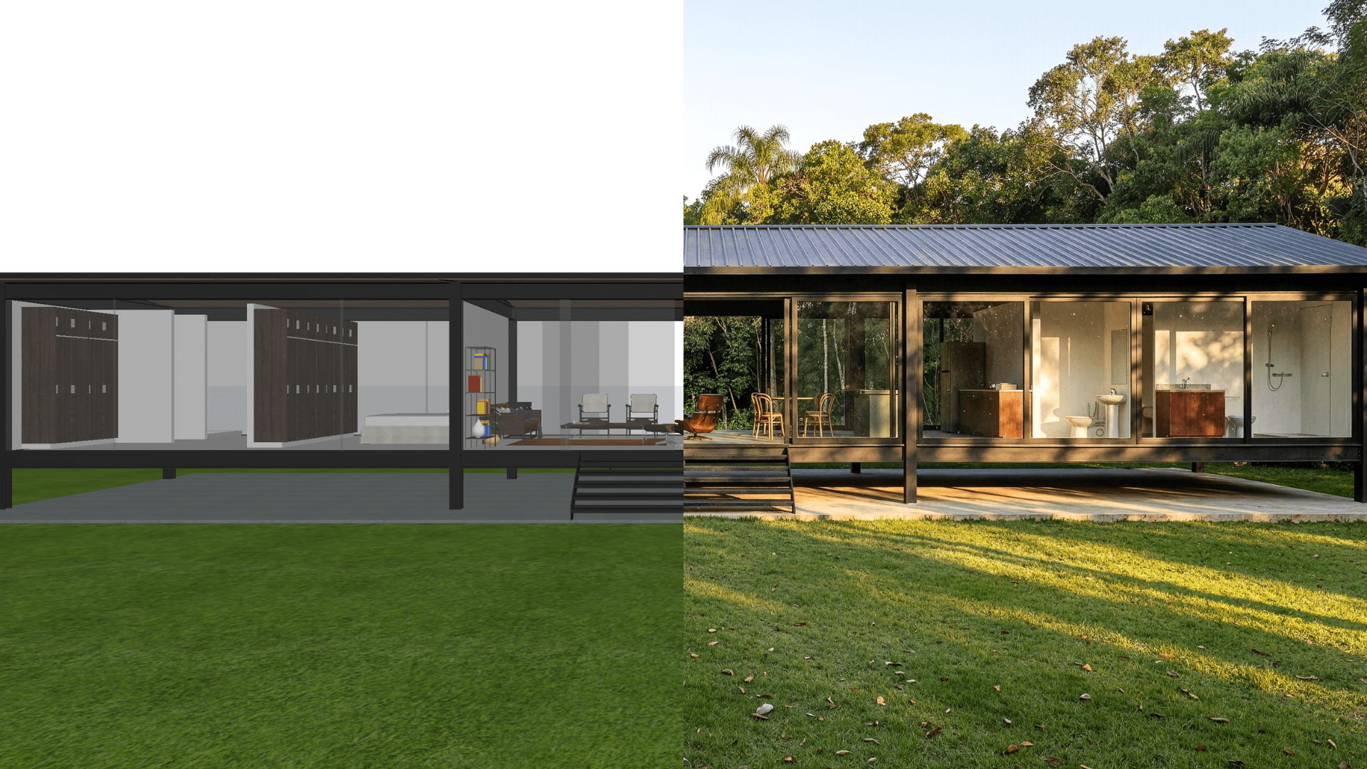 Projeto modelado no Archicad