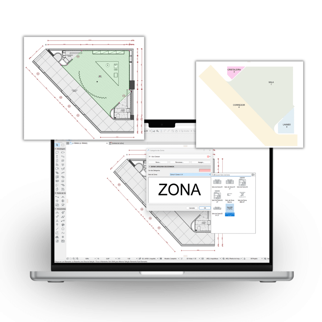 Selo de zona da Curva